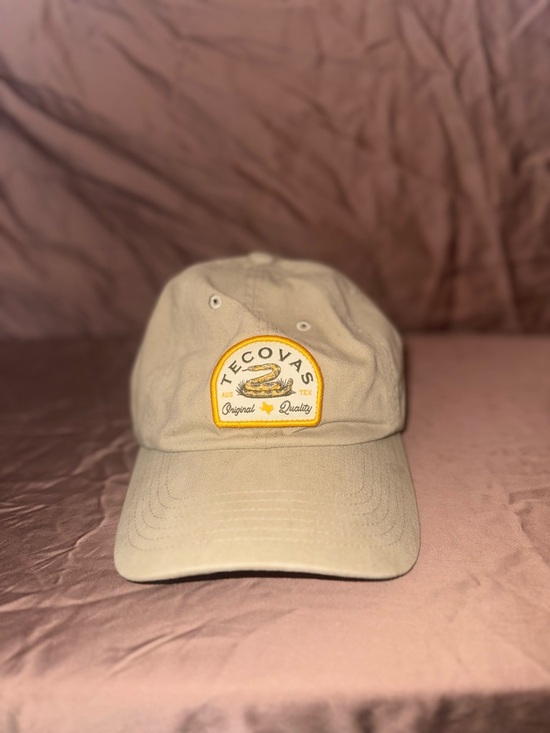 Tecovas Other - Tecovas Khaki Cap with Yellow-Trim Patch